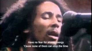 Bob Marley Redemption Songs Live in studio acoustic - Lyrics