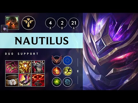 Nautilus Support vs Pantheon - EUW Grandmaster Patch 25.04