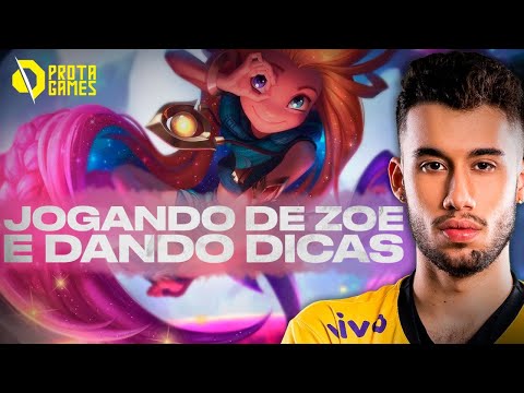 VEJA COMO O NOSFERUS CARREGOU JOGANDO DE ZOE - LOL