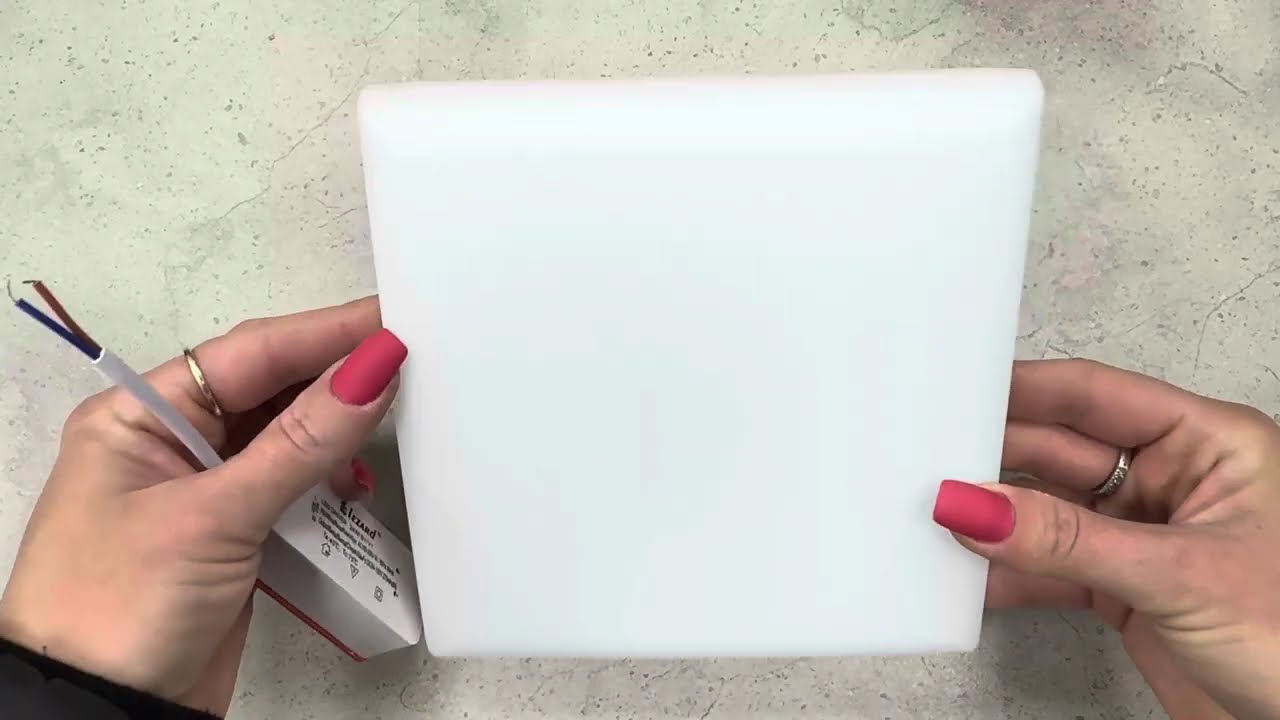 Врезная светодиодная квадратная панель LEZARD 24Вт 6400K 855Lm без рамки 170-SCEL-6424