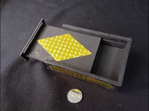 Clever box magic trick revealed & how to make.