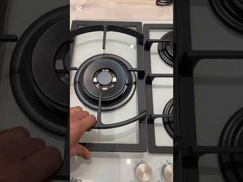 Piano cottura Samet Dafne70 vetro bianco