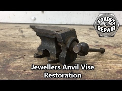 Vintage Jewellers Anvil Vise Restoration
