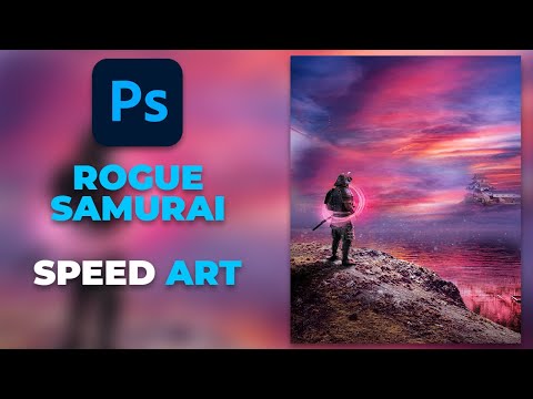 I Created a ROGUE SAMURAI in Photoshop - Photo Manipulation Speed Art
