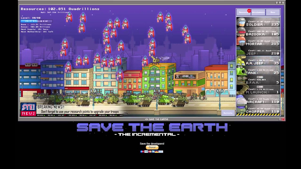 Save The Earth Guide