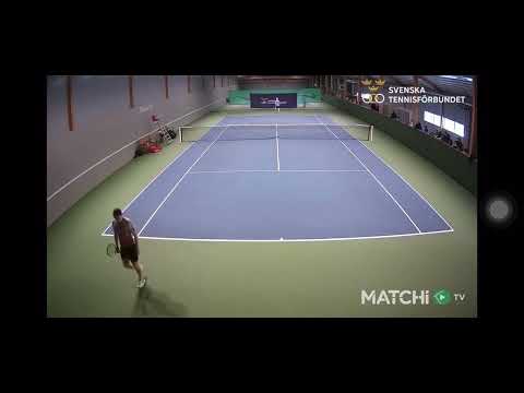 Svensk tennis mest hetsigaste SM-match Oskar Edberg VS Marius Gyllerup (Sista gamet)