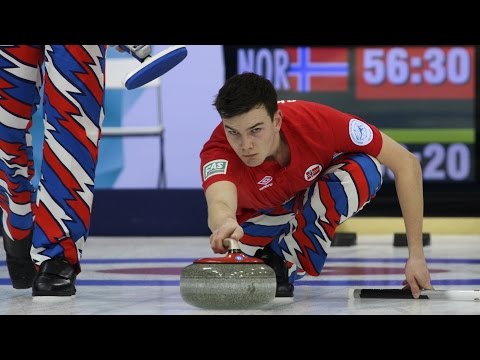 CURLING: CAN-NOR - World Junior Chps 2015 - Men Draw 1