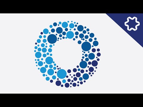 Water Drop Logo Design Tutorial With Different color every layer Adobe illustrator tutorial