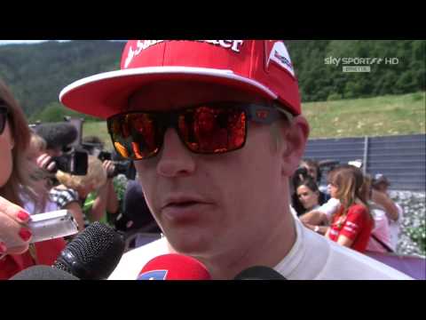 Austria, Kimi's comment after the race - 22/06/2014