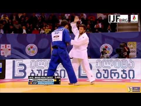 Judo 2016 Grand Prix Tbilisi: Magomedov (RUS) - Sherazadishvili (ESP) [-90kg] bronze