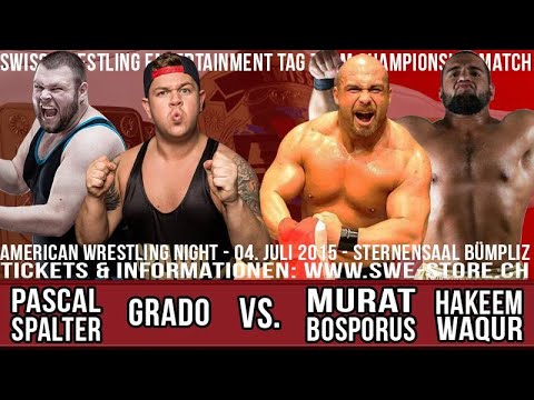 GRADO & PASCAL SPALTER vs. HAKEEM WAQUR & MURAT BOSPORUS (SWE Tag Team Championship Match)