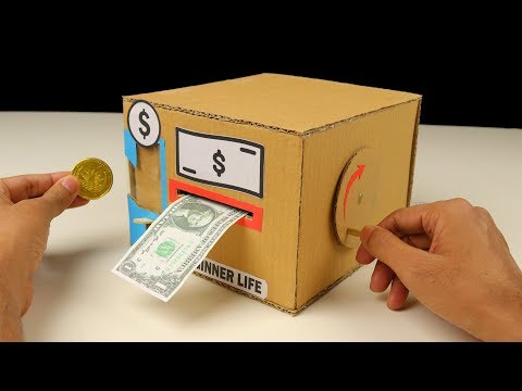 How to Make Personal Bank Saving Coin and Cash