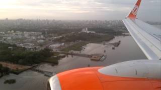 preview picture of video 'Pouso em Belém no Boeing 737-800 - Prefixo GXE - GOL'