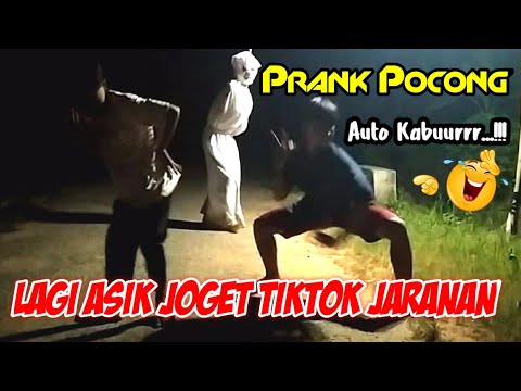 TERLUCU😂😂PRANK POCONG JOGET TIKTOK JARANAN GOKIL BANGET