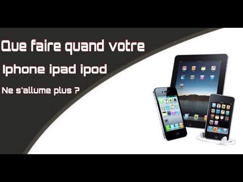 comment reparer un ipad qui ne s'allume plus