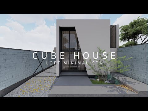 CASA LOFT DE 7X9 MTS, DISEÑO MINIMALISTA