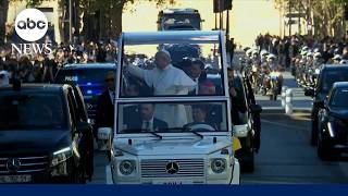 Pope Leo on historic visit to France