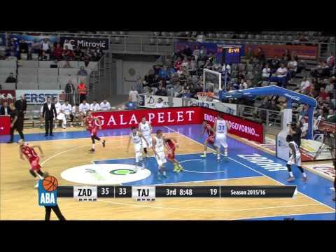ABA Liga 2015/16 highlights: Zadar - Tajfun, R06 (16.10.2015)