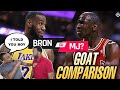 MY BROTHER FIRST TIME REACTING TO..Jordan vs Lebron - The Best GOAT Comparison(LOL HE GOT MAD AGAIN)
