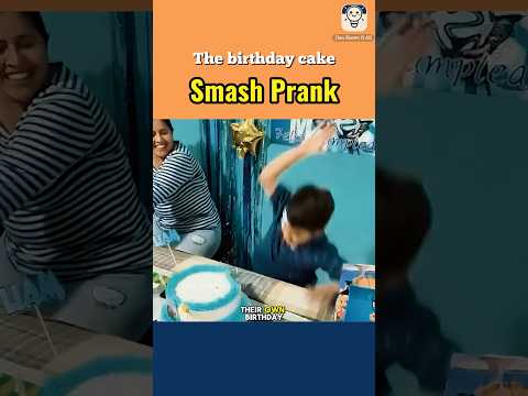 The birthday cake smash prank