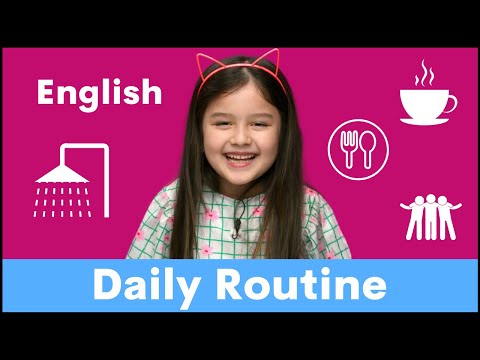My Daily Routine with Aria | How to express your daily routine in English