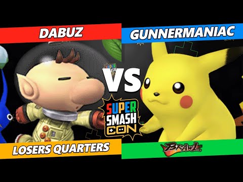 SSC 2022 Losers Quarters  - Dabuz (Olimar) Vs. Gunnermaniac (Pikachu) Smash Brawl Tournament