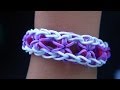 Браслет из резинок Стиль "паучок" как сделать Rainbow loom bracelet style ...