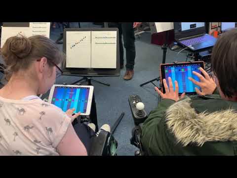 Digital Orchestra rehearsing Anna Meredith's 'How to be confident'