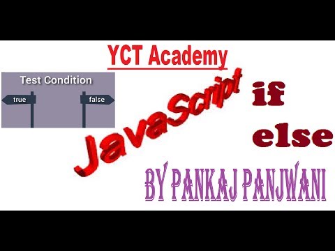 Javascript By Pankaj Panjwani if else statement In Hindi