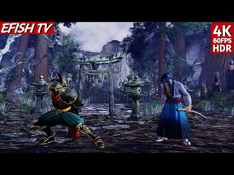 Hattori Hanzo vs Tachibana Ukyo (Hardest AI) - Samurai Shodown