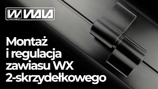 Zawias drzwiowy WALA WX 92mm 2T antracyt (Zdjęcie 3)