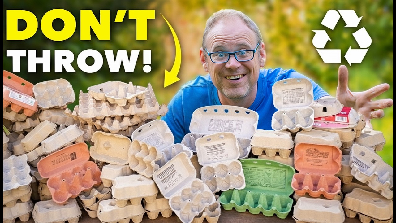 The Clever Reason Smart Gardeners Hoard Egg Cartons - YouTube