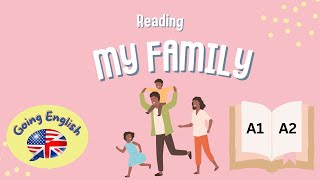 (A1) My Family Reading Comprehension 📖 Improving Reading Skills 📚