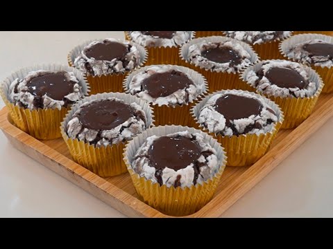 Chocolate Lava Crinkles