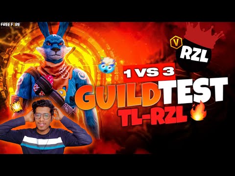 The Most Awaited Guild Test!🥵🔥 | TL-RZL | RZL Guild Test 👿| AKSHAY AKZ