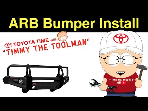 ARB Bull Bar Bumper Install on a Toyota 4Runner (ARB PN: 3423020)