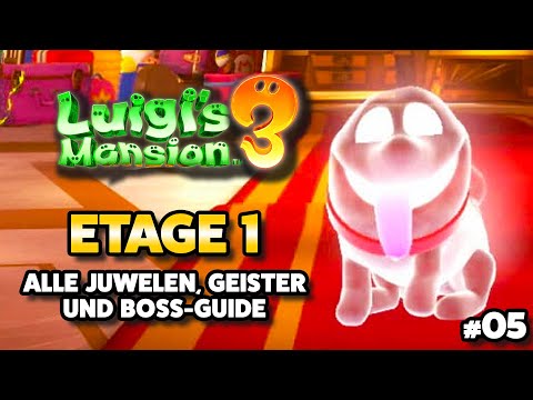 👻 Luigis Mansion 3 Etage 1 Alle Edelsteine Juwelen Geister und Buu Huus 👻