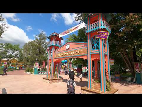 Walibi Rhones Alpes Walkthrough 2021 4k