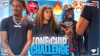 WE MADE EVERYONE IN THE PARTY DO THE ONE CHIP CHALLENGE 😂❕