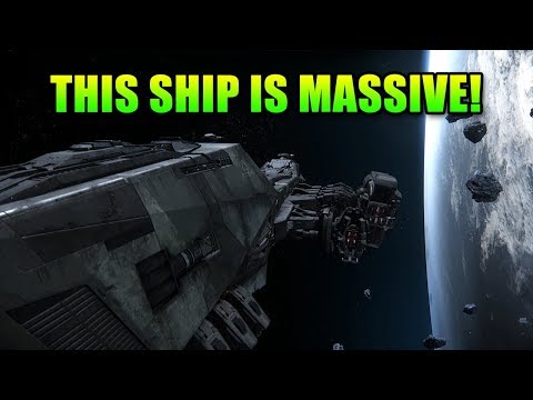 Star Citizen's Biggest Ship Yet - 155 meters long! | Aegis Reclaimer Walkthrough