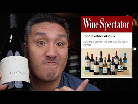 WINE SPECTATOR Top 10 VALUES of 2025 | REACTION & Tasting!!!