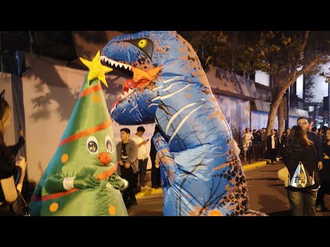 2023 Mil Anos Night Citywalk, Shanghai Jilu Road ENCONTRADO 158 (Praça Comercial Downstream da Liquor Union Collection) Muitas pessoas passaram, e Ruijin 1st Road foi concluída, cem demônios caminhando pela rua noturna