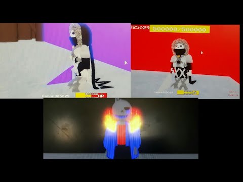 Error 666 and Cross Sans Showcase (UAF)