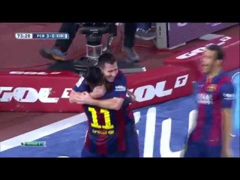 Lionel Messi Goal (3-0) vs Eibar (Home) (La Liga) 14-15 HD 720p