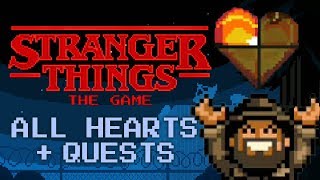 Stranger Things: 1984 - All 40 Heart Pieces and Side Quests