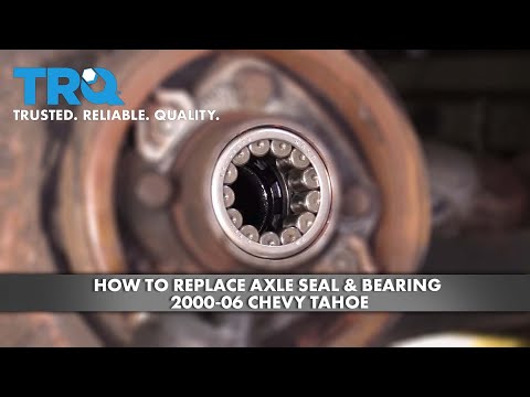 How to Replace Rear Axle Seal & Bearing 2000-06 Chevy Tahoe