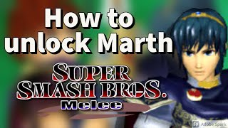 How to unlock Marth in Super Smash Bros. Melee Gameplay No Commentary