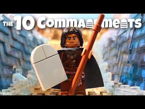 LEGO Bible | Moses & The 10 Commandments (Exodus P3) | Stop-Motion Animation - Bible Stories, Kingdom Kids Zone - Go Chatter Studios