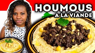 HOUMOUS À LA VIANDE HACHÉE 🇱🇧 (Épices Douces, Mélasse de Grenade et Pignons de Pin)