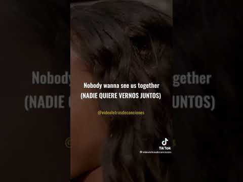 Nobody wanna see us tegether but it don't matter no